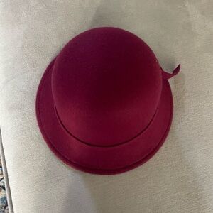 Elegant Burgundy Women's Hat